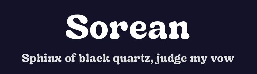 Sorean by Akhmad Reza Fauzi — Decorative Font — thumbnail 2