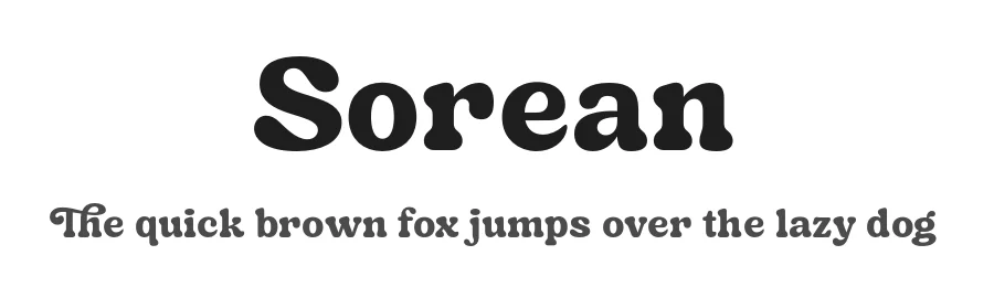 Sorean by Akhmad Reza Fauzi — Decorative Font