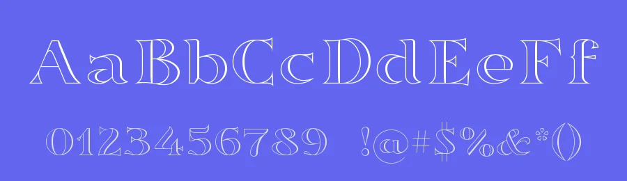 Sortefax by gluk — Decorative Font — thumbnail 3
