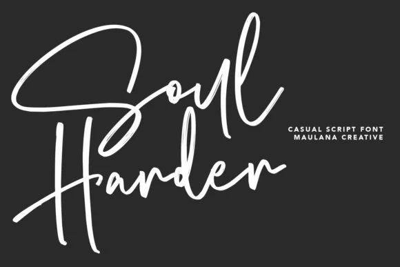 Soul Harder Font by Maulana Creative — Script Handwritten Font