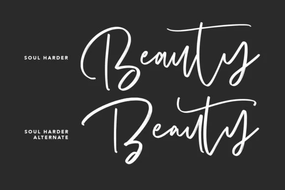 Soul Harder Font by Maulana Creative — Script Handwritten Font — thumbnail 3