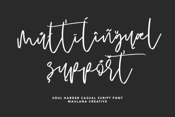 Soul Harder Font by Maulana Creative — Script Handwritten Font — thumbnail 8