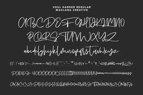 Soul Harder Font by Maulana Creative — Script Handwritten Font — thumbnail 9