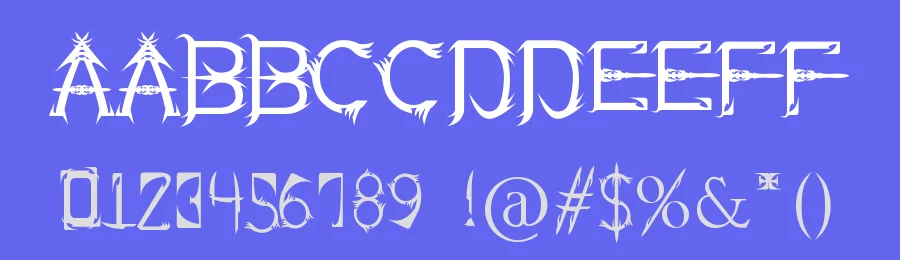 Soul Of Holitter Alternative by Biffe Holitter — Blackletter Font — thumbnail 3