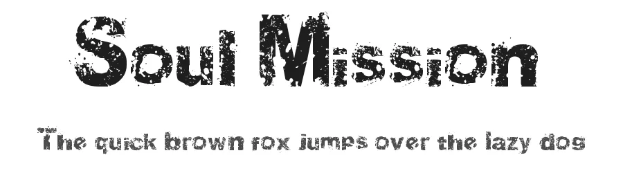 Soul Mission by Martin J — Decorative Font