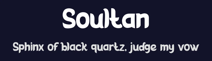 Soultan by Pinisiart — Decorative Font — thumbnail 2
