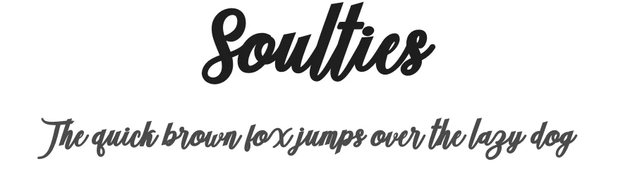 Soulties by Creative Lab — Script Handwritten Font