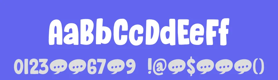 Sound Bubble by Hanoded — Decorative Font — thumbnail 3