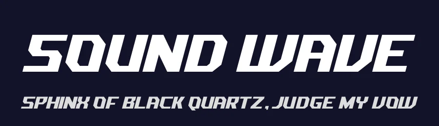 Sound Wave by Timelesstype Studio — Display Font — thumbnail 2