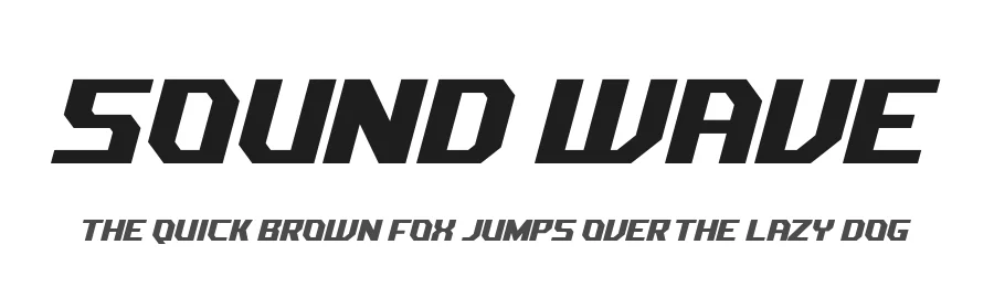 Sound Wave by Timelesstype Studio — Display Font