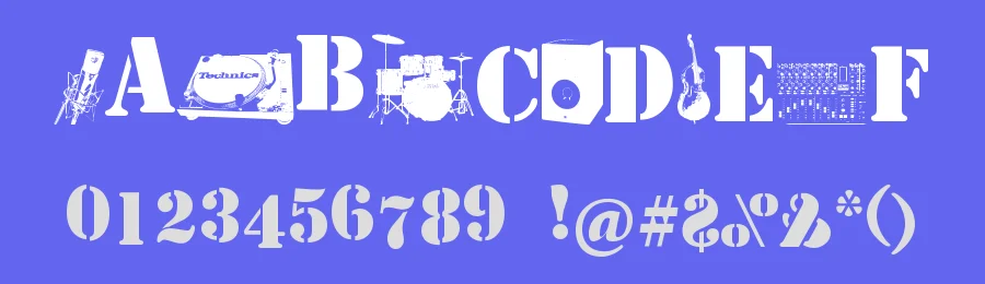 Soundpieces by SpoOn Art — Decorative Font — thumbnail 3