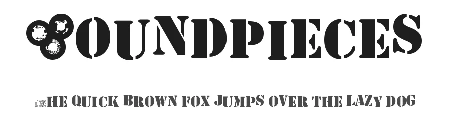 Soundpieces by SpoOn Art — Decorative Font