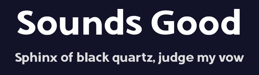 Sounds Good by Galdino Otten Fonts — Sans Serif Font — thumbnail 2