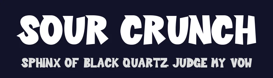 Sour Crunch by DM Letter Studio - Dimas Prasetyo — Decorative Font — thumbnail 2