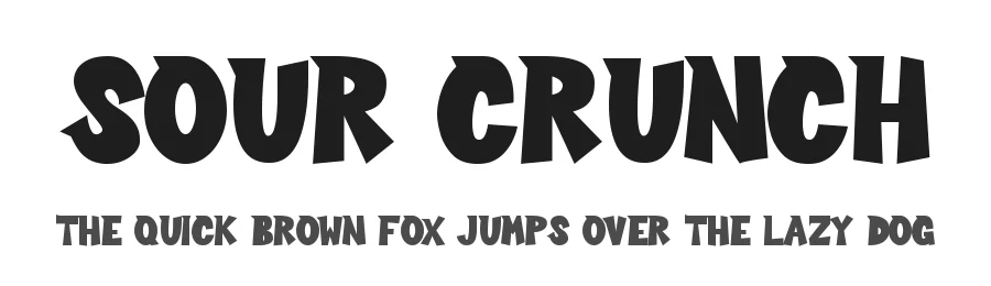 Sour Crunch by DM Letter Studio - Dimas Prasetyo — Decorative Font