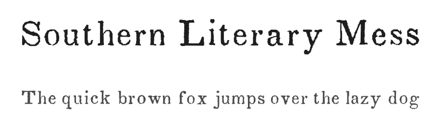 Southern Literary Mess