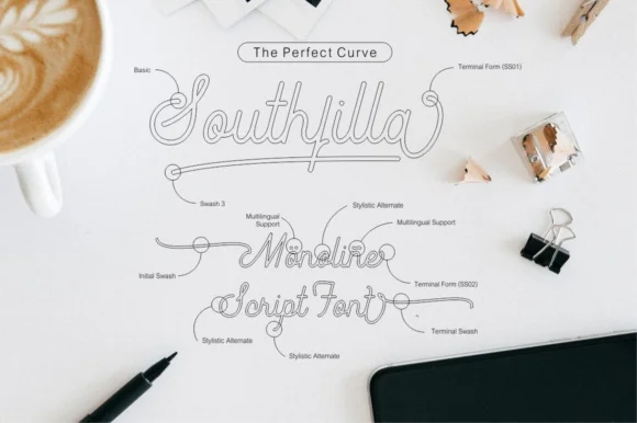 Southfilla Script Font by Azetype — Script Handwritten Font — thumbnail 2