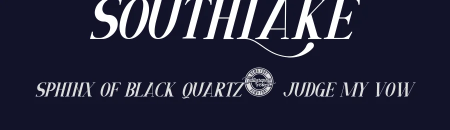 Southlake by Calligraphy Fonts — Serif Font — thumbnail 2