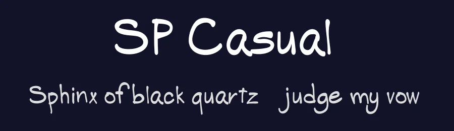 SP Casual by Sizzleprint — Decorative Font — thumbnail 2