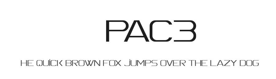 Spac3 by Qbotype Fonts — Display Font