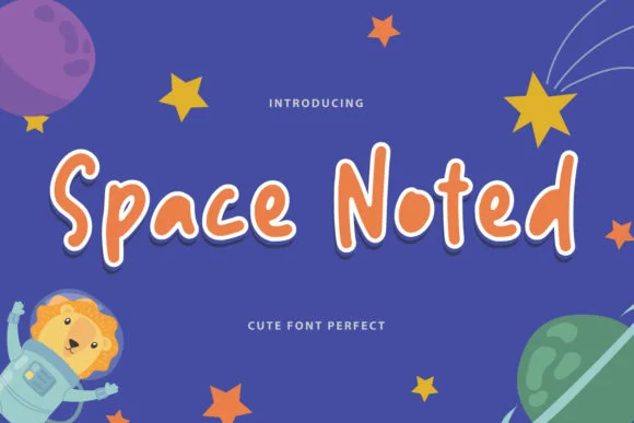 Space Noted Font by Typefar — Script Handwritten Font