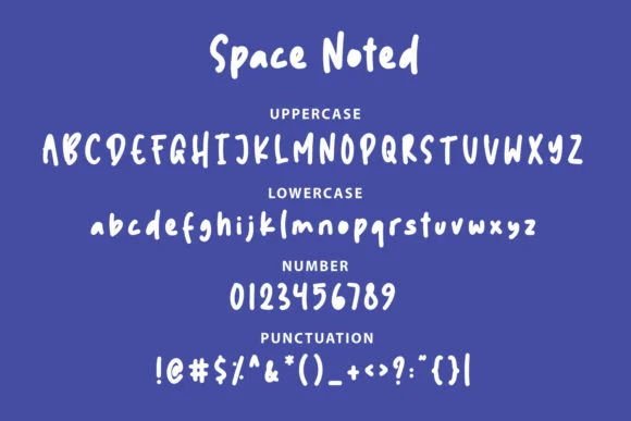 Space Noted Font by Typefar — Script Handwritten Font — thumbnail 3