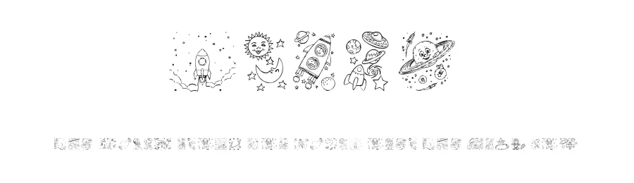 Space by Ding Bang — Dingbats Font