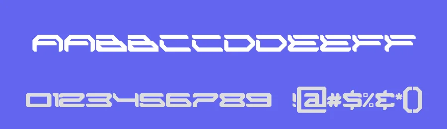 Space Armor by MaknaStudio — Display Font — thumbnail 3