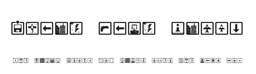 Space Game Icons by Daniel_Morlock — Dingbats Font