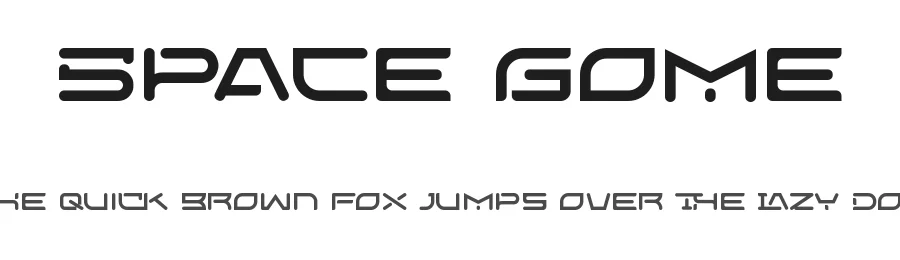 Space Gome by Koplexs Studio β Display Font