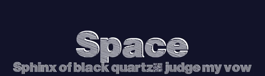 Space by Xerographer Fonts — Decorative Font — thumbnail 2