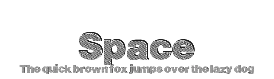 Space by Xerographer Fonts — Decorative Font