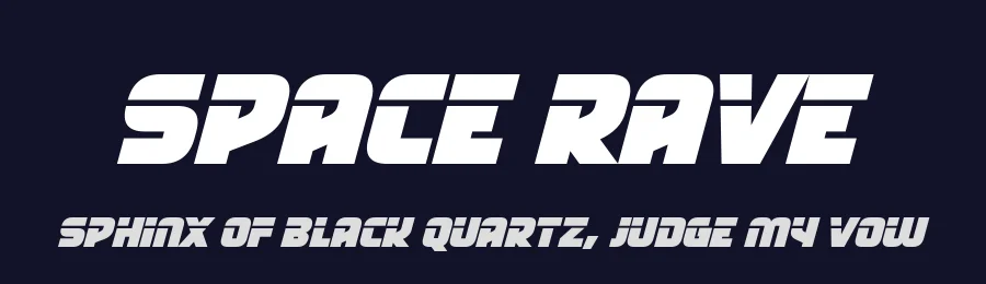 Space Rave by Hawtpixel — Display Font — thumbnail 2