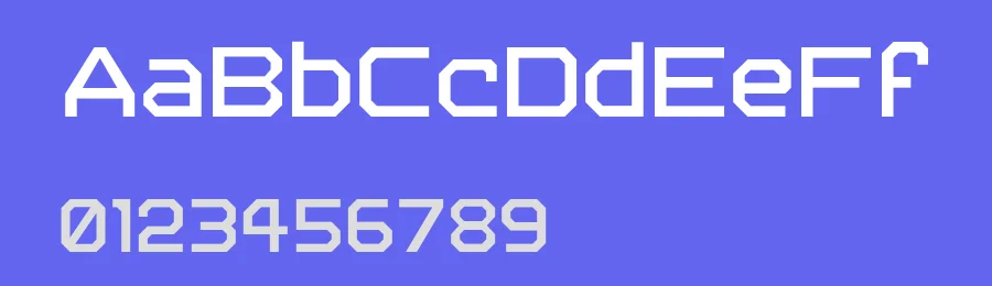Spaceport 2006 by Projeto Tipo da Fonte — Display Font — thumbnail 3