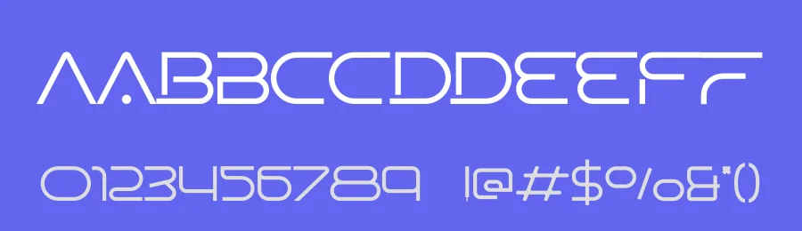 Spacetron by Mocha Frappuccino — Display Font — thumbnail 3
