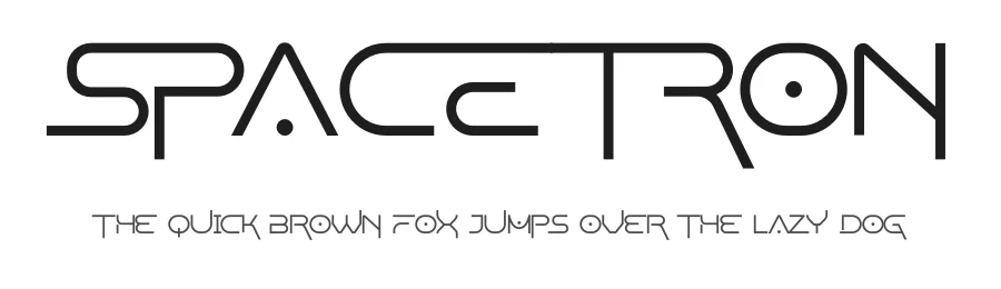 Spacetron by Mocha Frappuccino β Display Font
