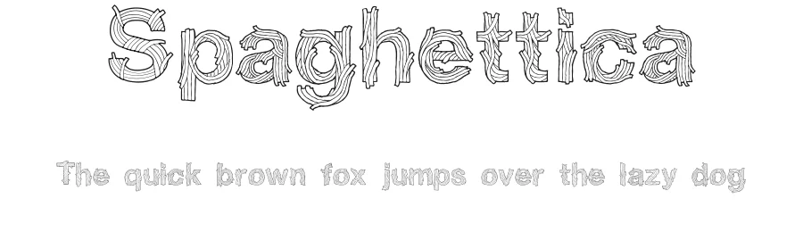 Spaghettica by Heart Breakers — Decorative Font