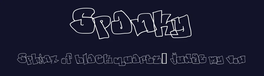 Spanky by iQ — Script Handwritten Font — thumbnail 2