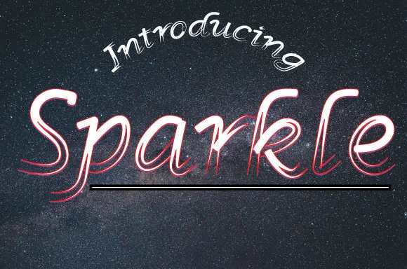 Sparkle Font by Dedi Art Studio by Dedi Art Studio — Script Handwritten Font