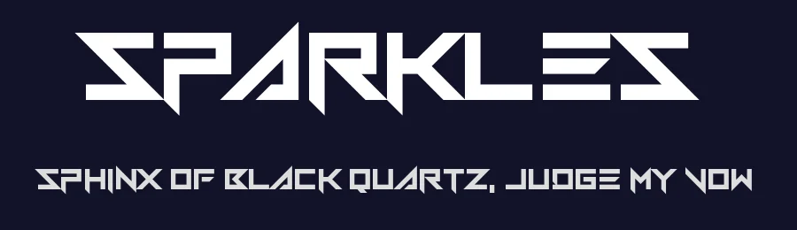 Sparkles by Chequered Ink — Display Font — thumbnail 2