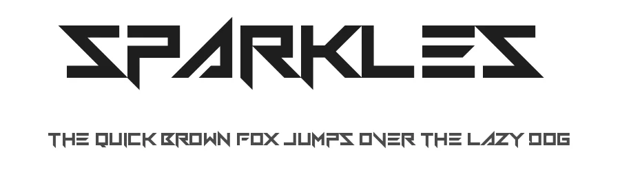 Sparkles by Chequered Ink — Display Font