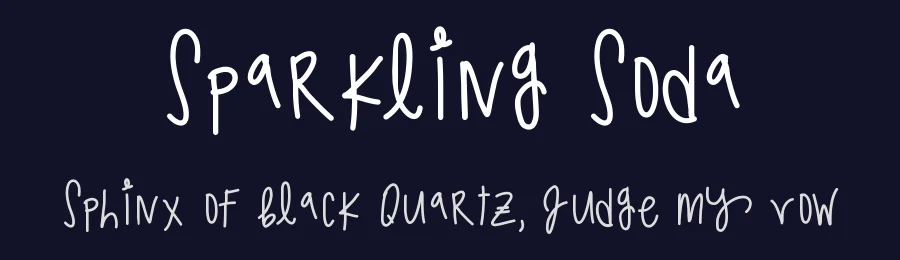 Sparkling Soda by Des Gomez — Script Handwritten Font — thumbnail 2