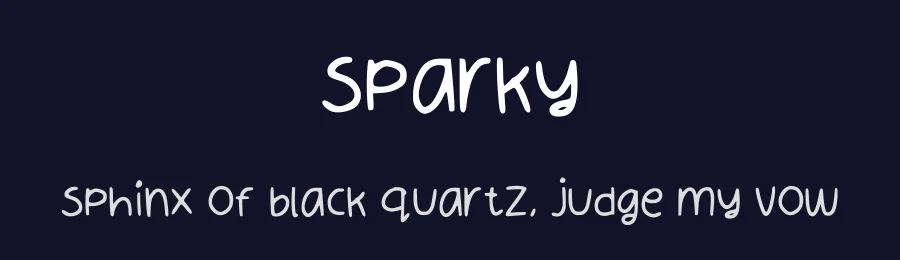 Sparky by Moonshine Joa — Script Handwritten Font — thumbnail 2