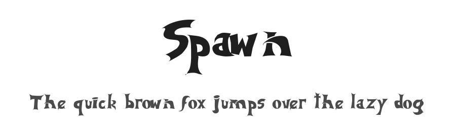 Spawn by Digital Empires โ Blackletter Font