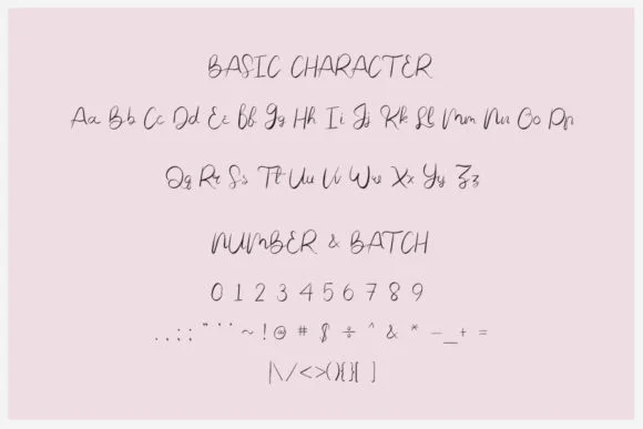 Special Flower Font by Creassion Studio — Script Handwritten Font — thumbnail 4