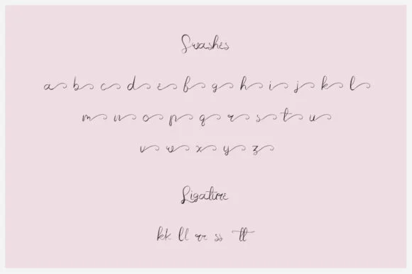 Special Flower Font by Creassion Studio — Script Handwritten Font — thumbnail 5