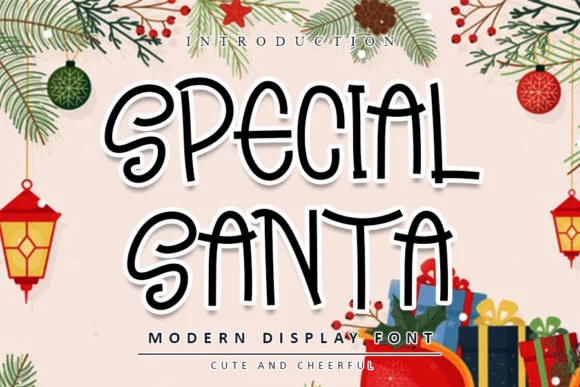 Special Santa Font by FL Space — Script Handwritten Font