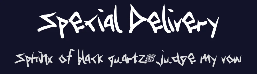 Special Delivery by Xerographer Fonts — Script Handwritten Font — thumbnail 2