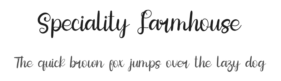 Speciality Farmhouse