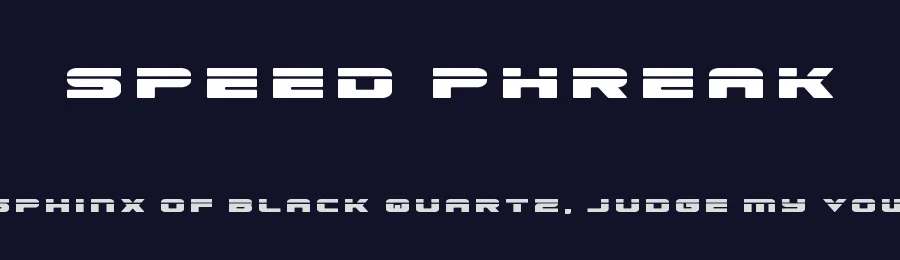 Speed Phreak by Iconian Fonts — Display Font — thumbnail 2